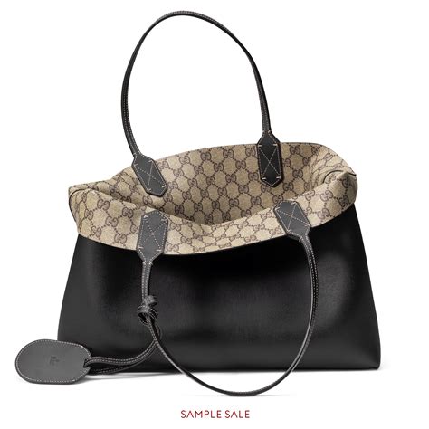 gucci black fabric tote|Gucci Handbags for Women .